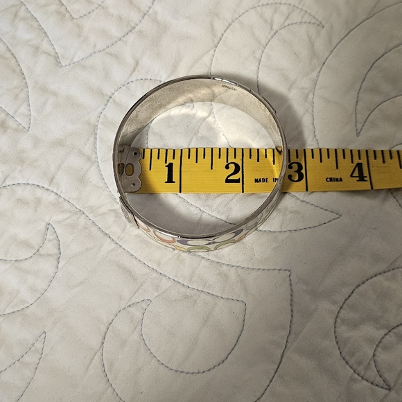 Coach Multi-Color Signature C Bangle Bracelet - Picture 5 of 11